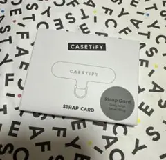 CASETiFY ストラップカード　Silver Ring