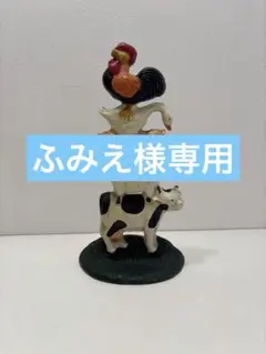 希少　動物置物　ドアストッパー　インテリア　オブジェ　鶏 アヒル　豚　羊　牛
