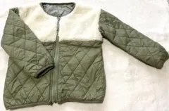 プティマイン (110) 上着 ジャンパー カーキ 秋 冬 子供服
