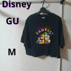 GU Disney カラフルキャラクター Tシャツ レディース FANTASY