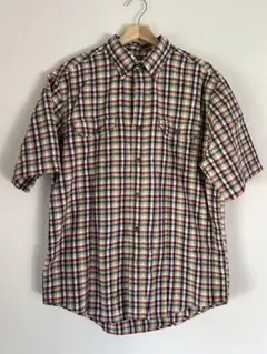 carhartt チェック柄 半袖シャツ L