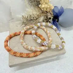 21.448 【ブレスレット】アクセサリー　ヴィンテージ　ビーズ　カラフル