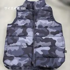 美品GAP KIDS パファーベスト 迷彩柄 4years 105