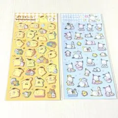 サンリオ　ぷくっとシール　プリン　ポチャッコ