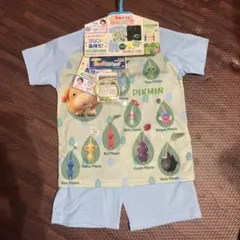 【新品未使用】110cm 半袖 光るパジャマ ピクミン パジャマ 男の子 子供のサムネイル