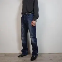 LEVIS 505 デニムジーンズパンツ 色落ち ブルー/DZ177