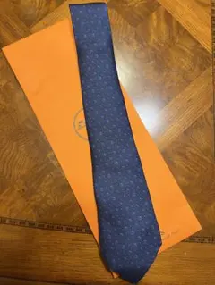 フ*ル様 HERMES ネクタイ ネイビー 花柄