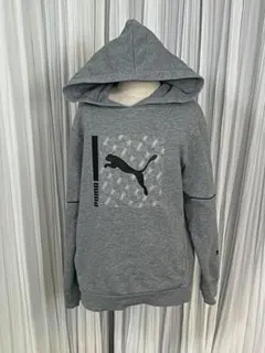 PUMA グレー フード付きジャージ