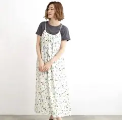 grove DILIGENCE PARLOUR 花柄 キャミワンピース　M