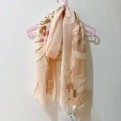 《新品・未使用》Paul & Joe sister花柄ピンクシフォンストールのサムネイル