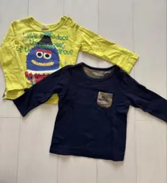 【まとめ売り/記名なし】ロンT 2枚セット 80 95