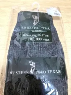WESTERN POLO TEXAS メンズ 靴下 ハイソックス