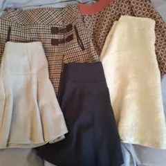 ミニスカート５枚セット