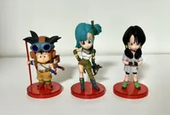 ドラゴンボール ワールドコレクタブルフィギュア　孫悟空　幼少期　ブルマ　ビーデルのサムネイル