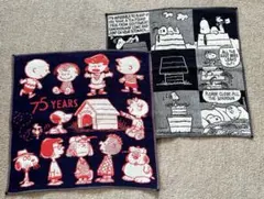 スヌーピー タオルハンカチ　２枚