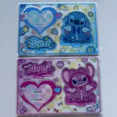 Disney スティッチ＆エンジェル アクリルスタンド 2点セット
