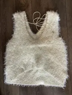 深Ｕメランジフェザーベストのサムネイル