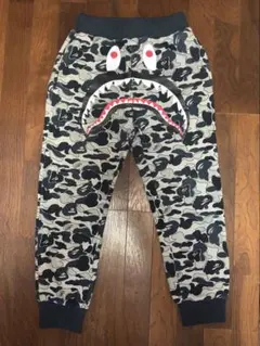 A Bathing Ape エイプ　シャーク　カモフラ　ジョガーパンツ M