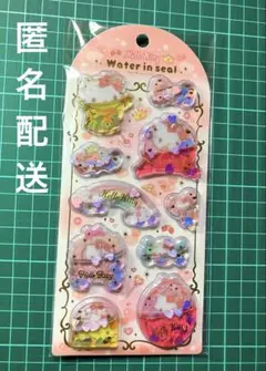 ハローキティ ウォーターインシール【正規品】ゆらゆら キラキラ②