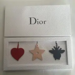 Dior レザー チャームセット ブランド刻印入り