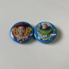 トイストーリー　缶バッジ 2個セット