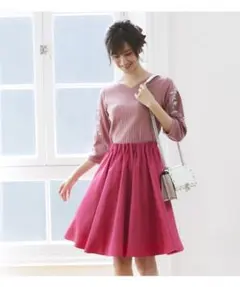 tocco closet タックスカート ローズピンクのサムネイル