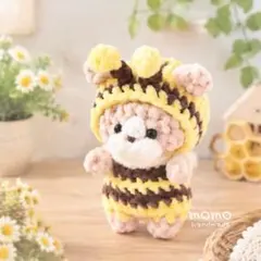 ハチさんになりたかったネコさん＊あみぐるみ