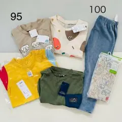 新品　長袖　ロンT ズボン　レギンス　ユニクロ他　まとめ　95 100 男女