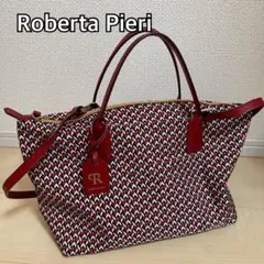 【美品】Roberta Pieri ロベルタピエリ 2wayショルダーバッグ　赤