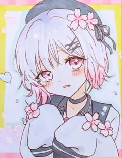 桜羽エマ 魔法少女ノ魔女裁判 まのさば 色紙 - メルカリ