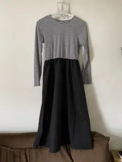異素材ワンピース