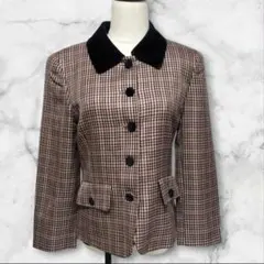 【希少品】バーバリーズ　グレンチェック　ジャケット　シルク混のサムネイル