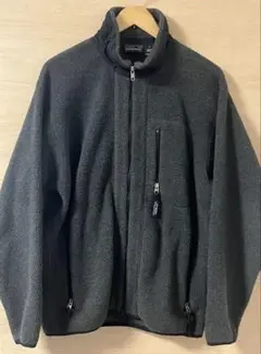 Patagonia 90s USA製 シンチラフリースジャケット M 黒 グレー