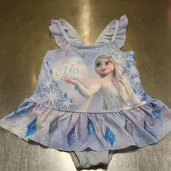 エルサ ワンピース水着 女の子用 アナと雪の女王 110cm