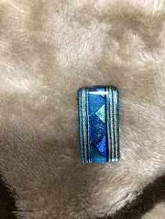 ら*ぱ様 ガラスネックレス 青色