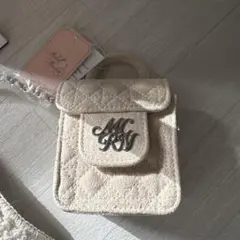 michellMacaron マイクロミニキルティングバック