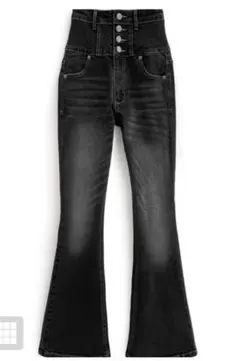 ハイウエストストレッチフレアデニムパンツ GRL 新品未使用