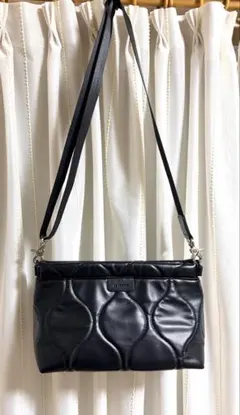 ルベルニ LE VERNIS キルティング ショルダーバッグ 2WAY 黒のサムネイル