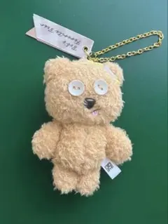 【値下げ】ミニオン ボブのくま ティム ぬいぐるみキーホルダー 花かんむり