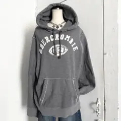 Abercrombie&Fitch アバクロ ロゴ プルオーバー パーカー裏起毛