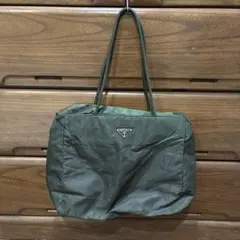 PRADA オリーブグリーン トートバッグ