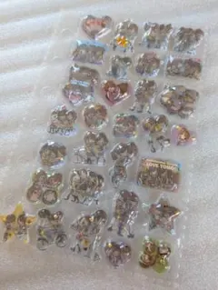 ずっ友シール　ぷっくり ボンボンドロップシール　正規品　キラキラ　平成