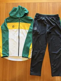 【値下げ中】ルースイソンブラ　上下セット　Ｌ　大人　緑×黄色×白　ブラジルカラー