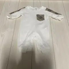 SHEIN チェックロンパース