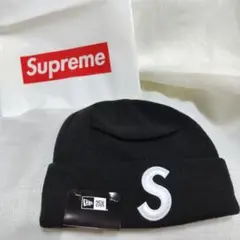 Supreme シュプリーム NEW ERA S LOGO Beanie 黒