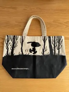 ★メルシーボークー　スヌーピー　トートバッグ　帆布