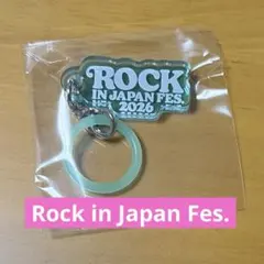 【未開封】Rock in Japan Fes.2026 ロゴチャーム グリーン