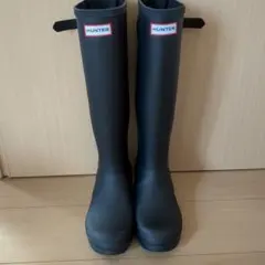 【美品☆値下げしました☆】HUNTER ブラック ロング レインブーツ 25cm