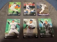 埼玉西武ライオンズ 直筆サインカード プロ野球カード 村田 狩生 ボー