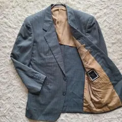 90s Christian Dior ジャケット チェック 背抜き 総裏地 Lのサムネイル